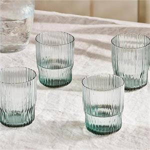 Nkuku Fali Glass Tumbler Blue